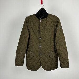 RALPH LAUREN The Beaton Quilted Jacket - Dark Brown Size S
